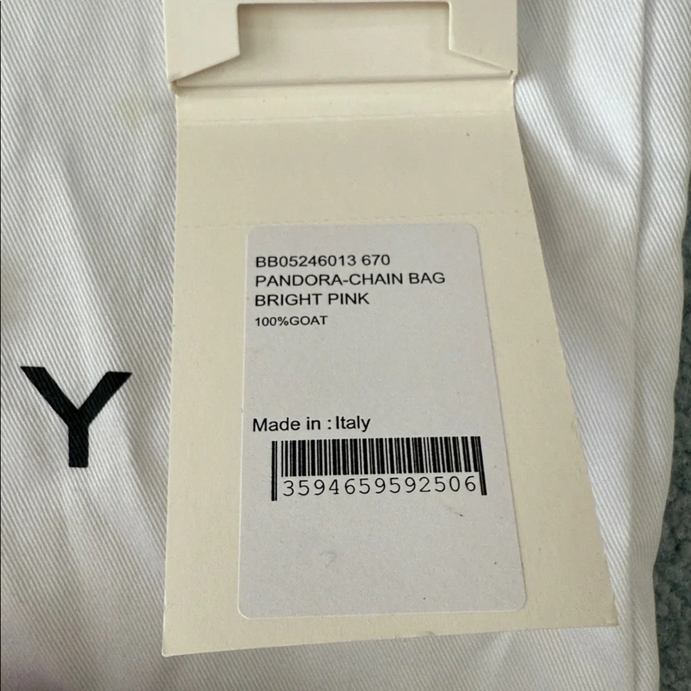 Givenchy Mini Pandora Pink Crossbody Bag with Chain Strap - Picture 4 of 10